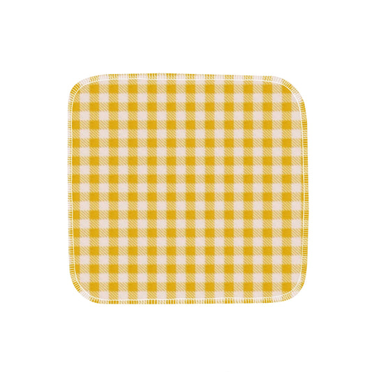 Reusable Paper Towels--24 count--Mustard Gingham--Porter Lee's