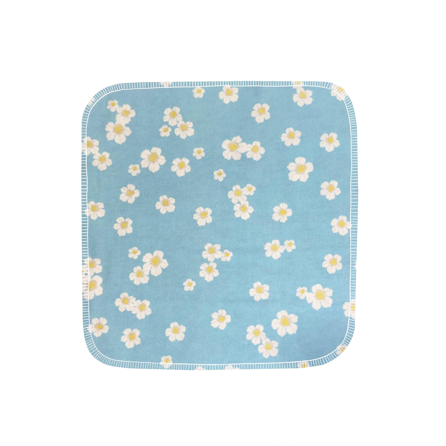 Reusable Paper Towels--24 count--Sky Blue Daisies--Porter Lee's