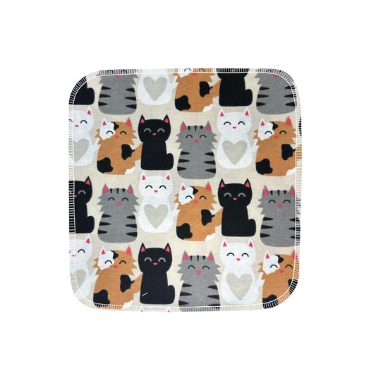 Reusable Paper Towels--24 count--Cutie Cats--Porter Lee's