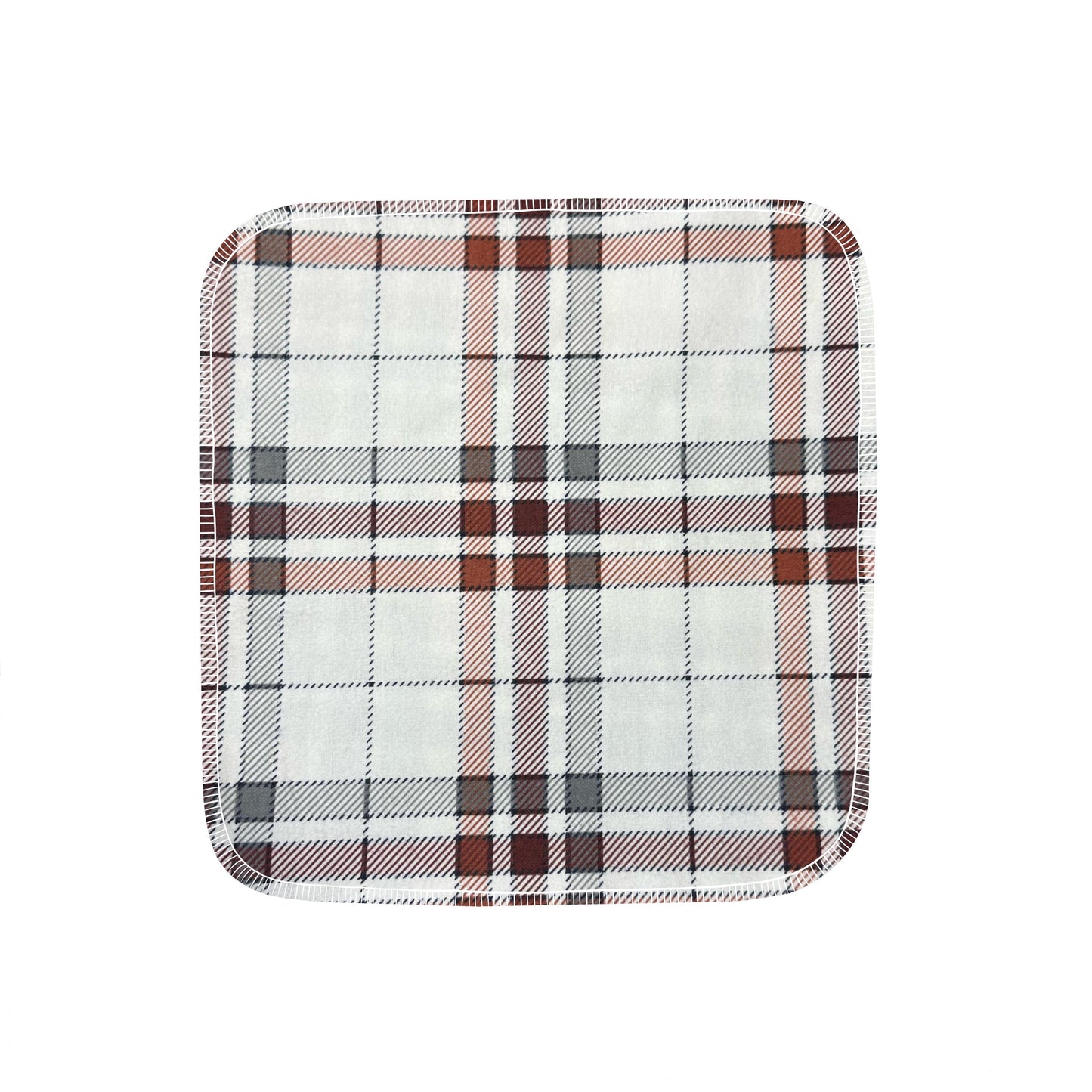 Reusable Paper Towels--24 count--Classic Black/White/Red Plaid--Porter Lee's