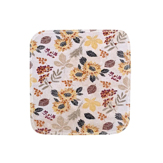 Reusable Paper Towels--24 count--Fall Florals On Cream--Porter Lee's