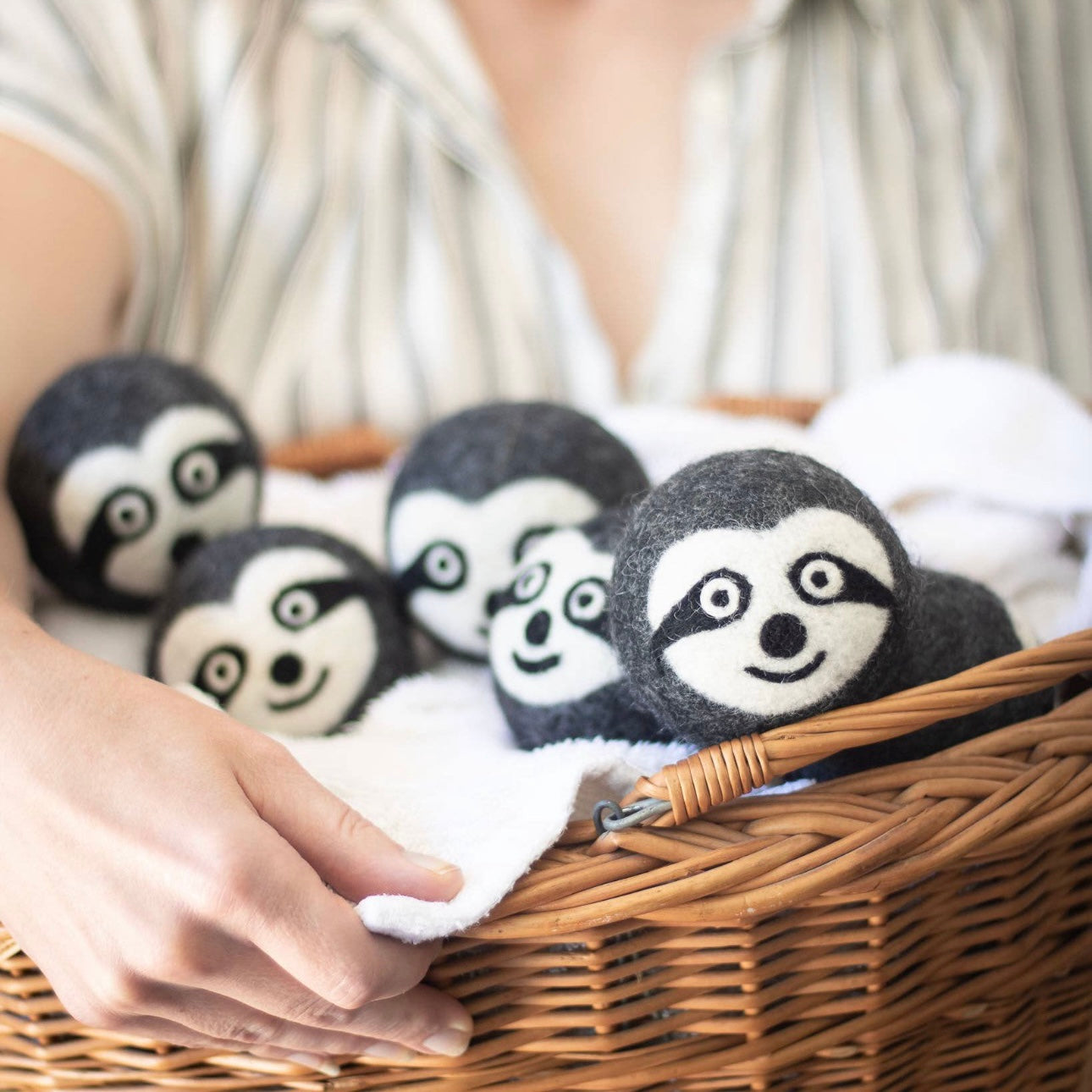 Friendsheep Organic Eco Wool Dryer Balls Panda