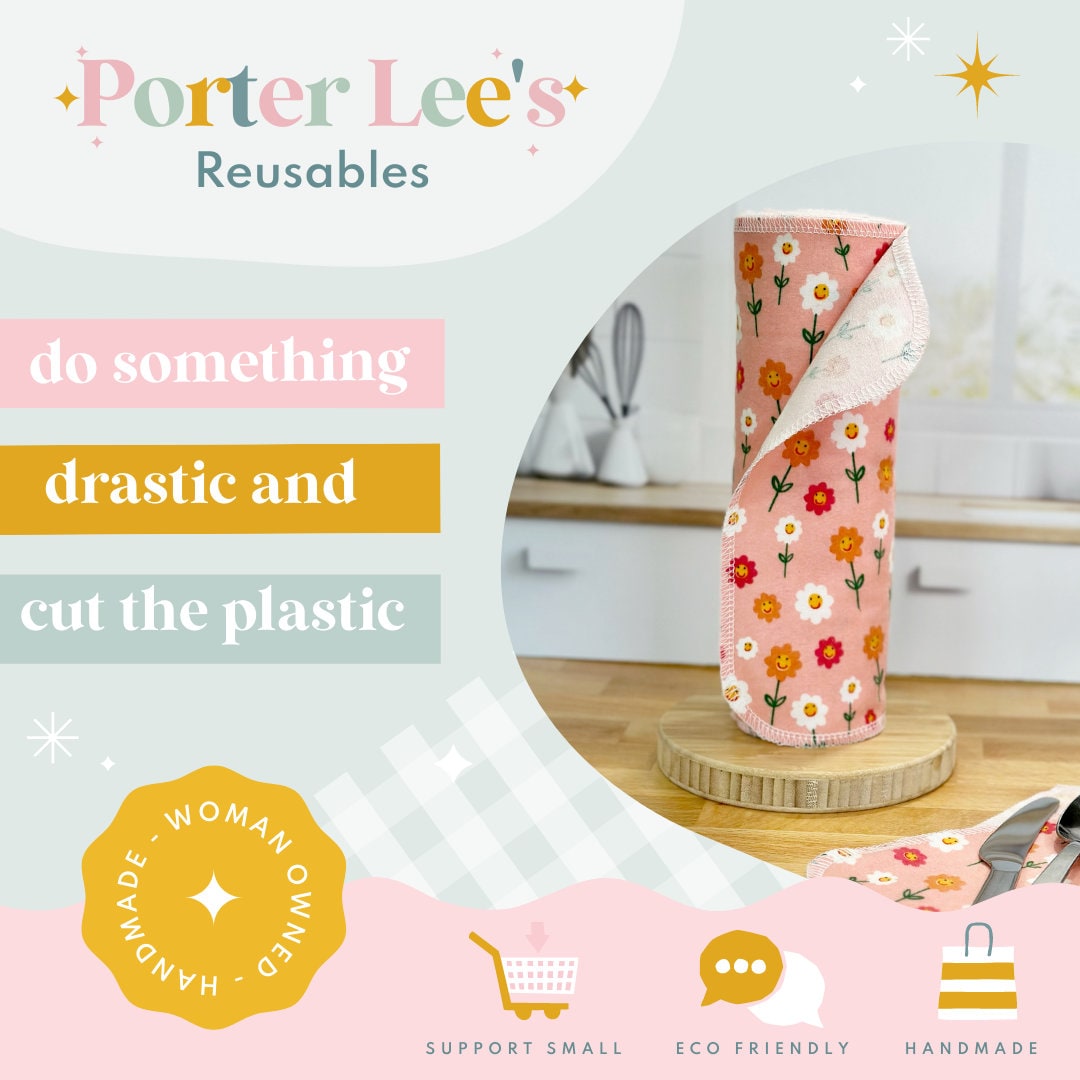 Washable Reusable Sponge--Surprise Print – Porter Lee's